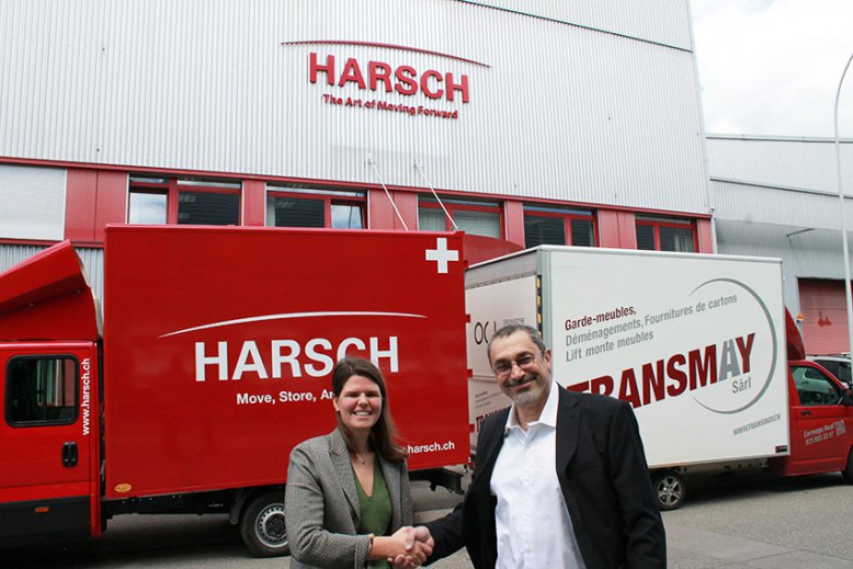 (Gauche) Isabelle Harsch, CEO de Henri Harsch HH SA. (Droite) Sylvan Maye, CEO de Transmay Sàrl